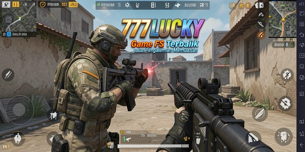 Tangkapan layar dari gameplay intens di 777LUCKY.