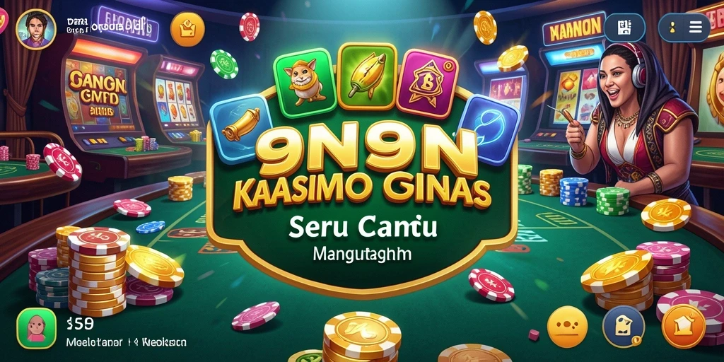 Tampilan gameplay kasino yang seru dan menegangkan.