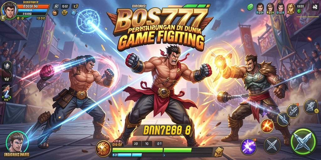 Gameplay mendebarkan dalam pertarungan karakter di BOS777.