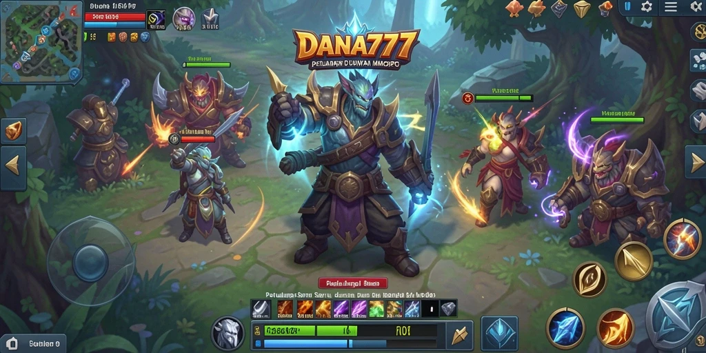 Tampilan gameplay seru DANA777 dalam dunia MMORPG.