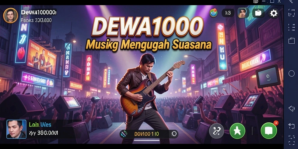 Tampilan gameplay DEWA1000 yang menarik dan interaktif.