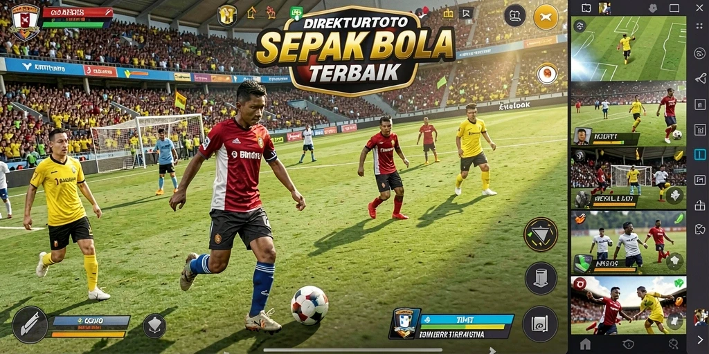 Screenshot utama yang menampilkan gameplay seru dari DIREKTURTOTO.