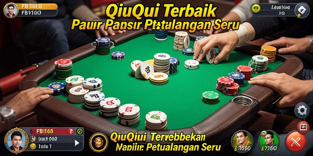 Tampilan gameplay seru dari game QiuQiu FB168.