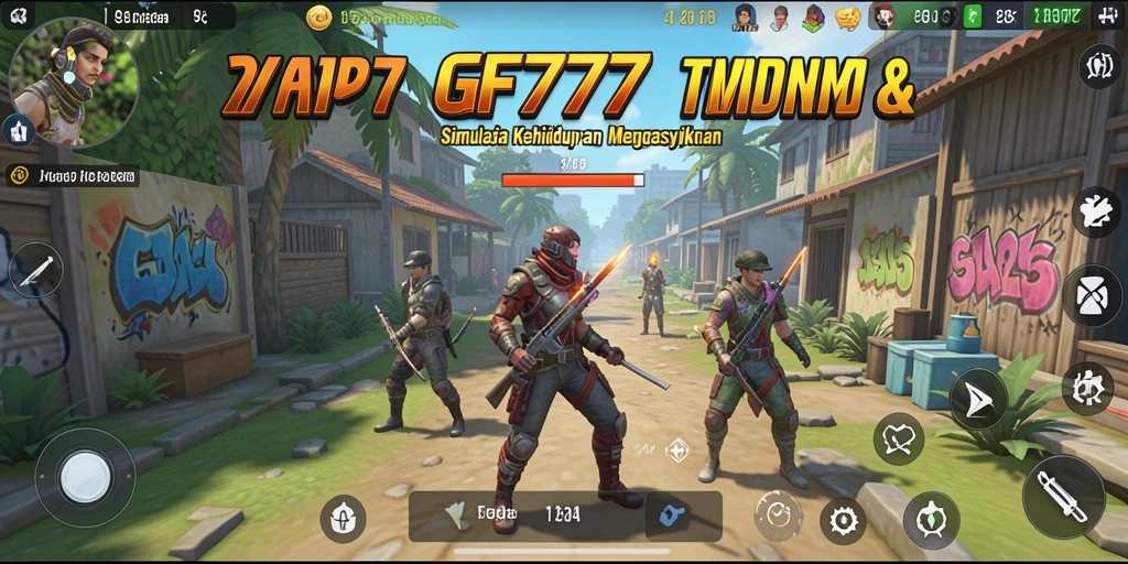 Screenshot gameplay GF777 menampilkan interaksi sosial yang menarik.
