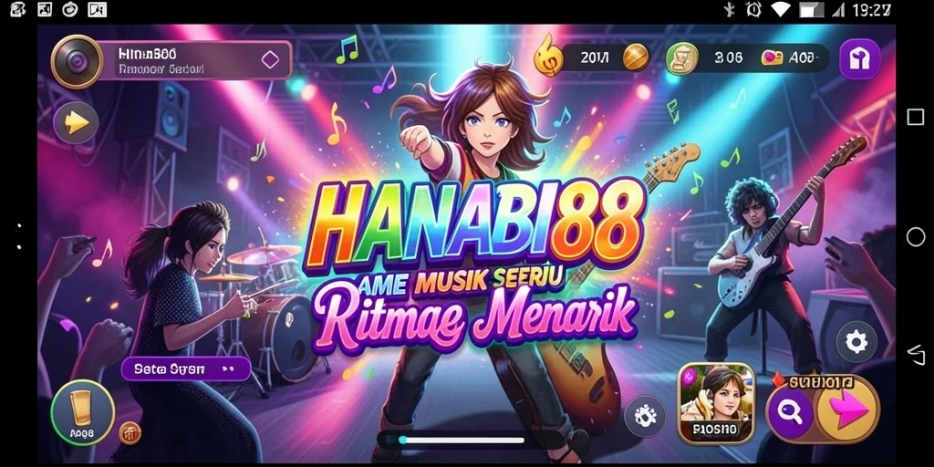 Tampilan gameplay HANABI88 yang menarik dan penuh warna.