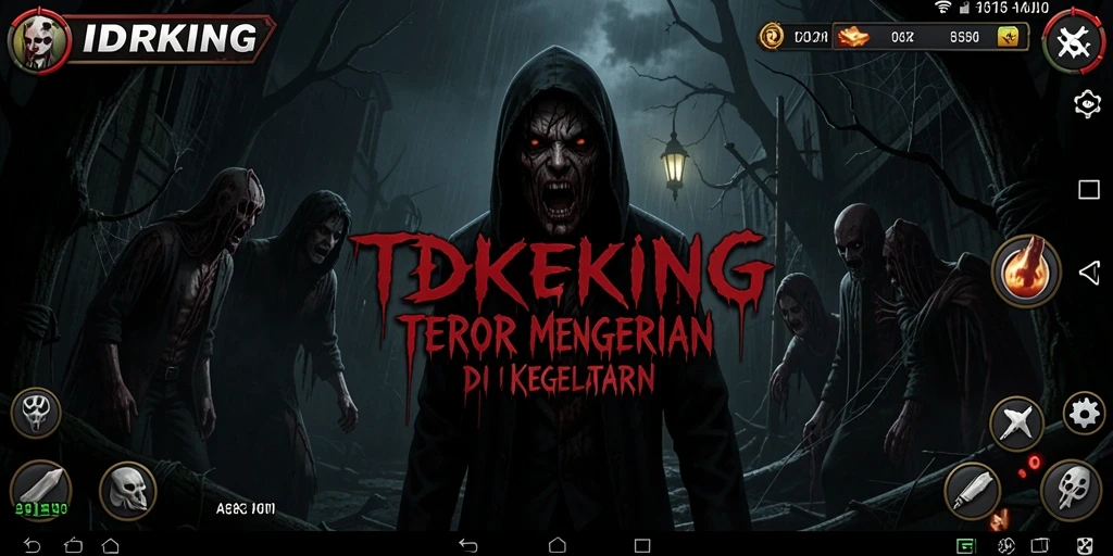 Screenshot gameplay menampilkan ketegangan dan atmosfer mencekam dari IDRKING.
