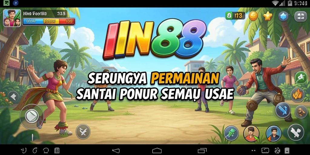 Gameplay IN88 yang seru dan menghibur untuk semua kalangan.