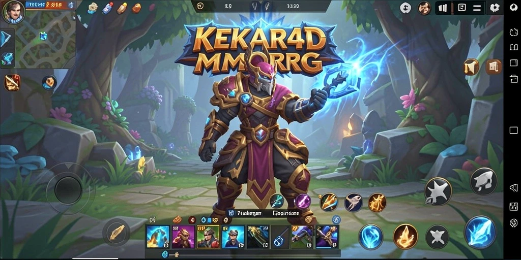 Tampilan gameplay menakjubkan dalam dunia KEKAR4D MMORPG.