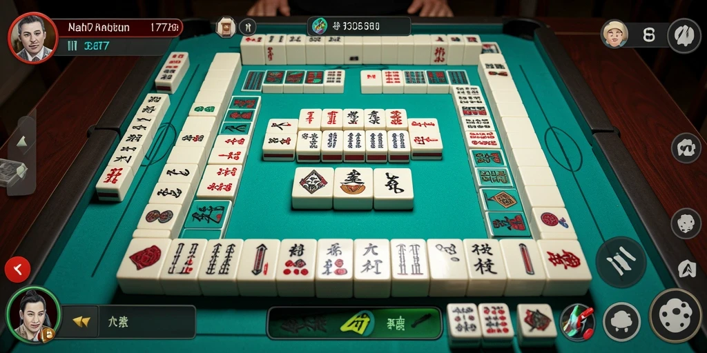 Screenshot L777 menampilkan gameplay Mahjong yang seru dan menantang.