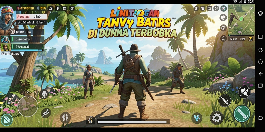Tangkapan layar gameplay LINITOTO menampilkan petualangan seru di dunia terbuka.