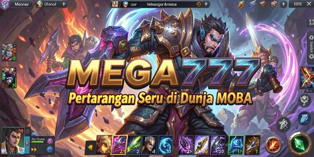 Gameplay seru di arena pertarungan MEGA777.