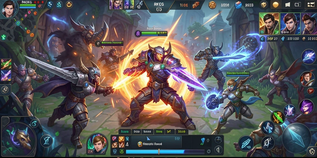 Tampilan aksi seru dalam gameplay RKGG yang mendebarkan.