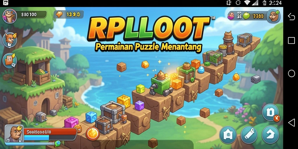 Gameplay menantang RPLOOT dengan berbagai teka-teki.