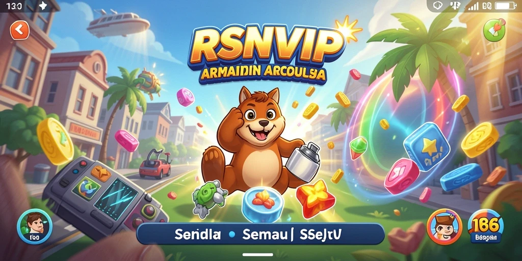 Tampilan gameplay RSNVIP yang menarik dan penuh warna.