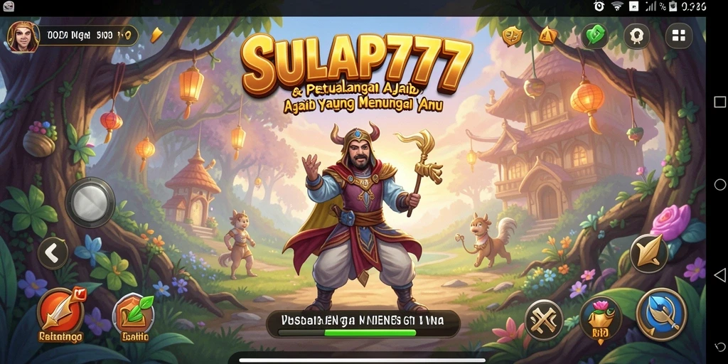 Tampilan gameplay SULAP777 yang menakjubkan saat menjelajahi dunia petualangan.
